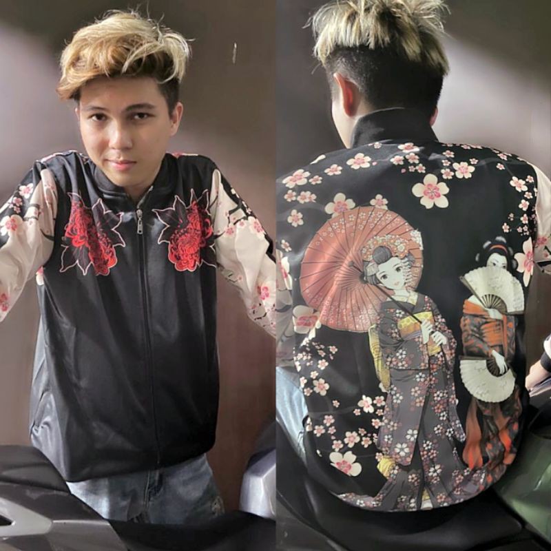 Jaket Sukajan art Geisha