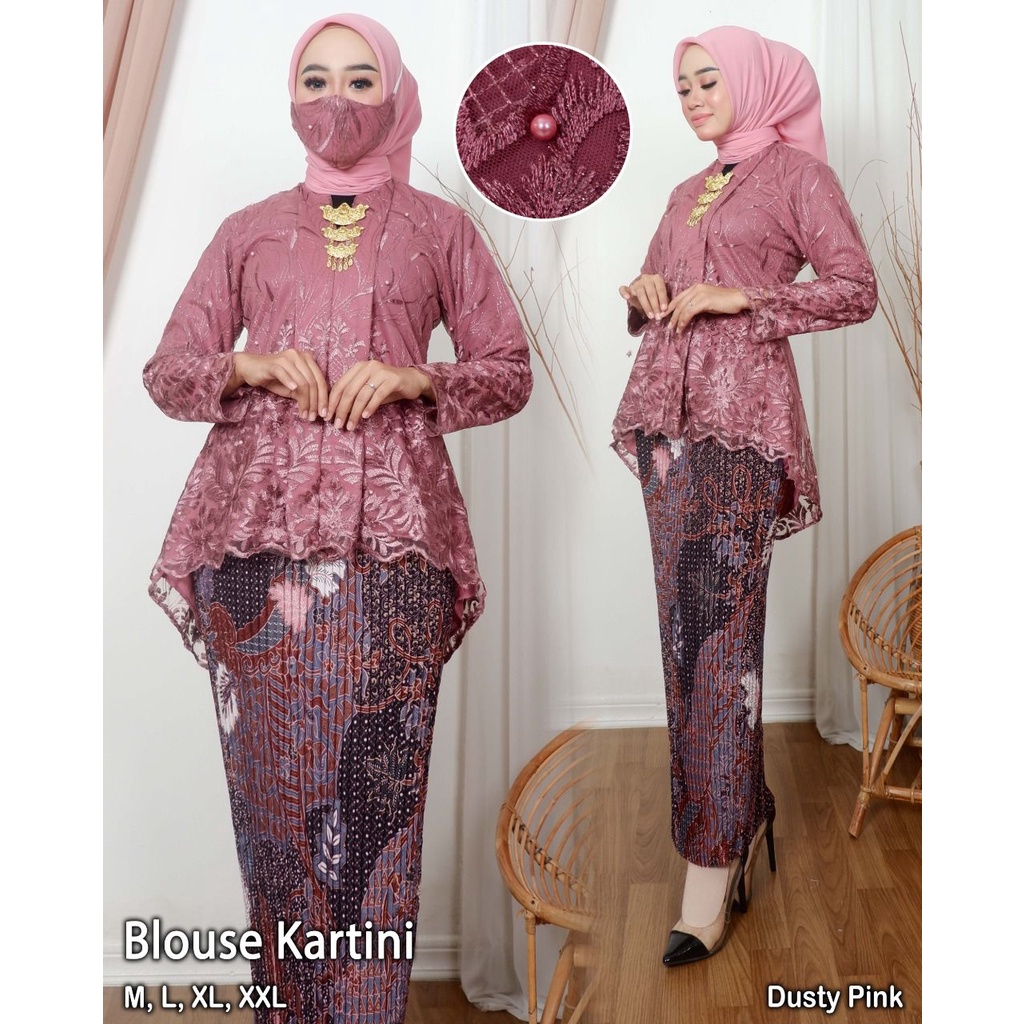 Kebaya Kartini Modern Wisuda / Kebaya Bridesmaid / Kebaya Kekinian / Kebaya Modern / Kebaya Remaja / Kebaya Pesta / Baju Kebaya Busui Modern