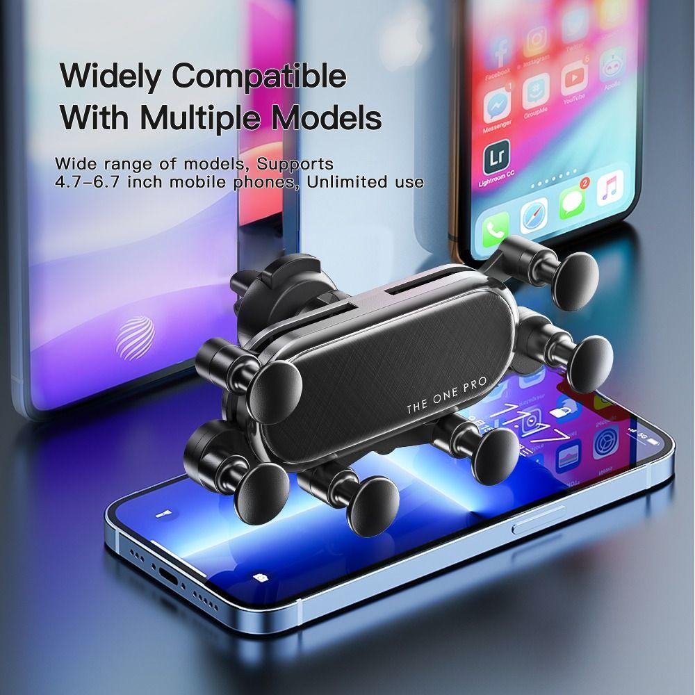 Top Gravity Car Phone Holder Klip Baru Smartphone GPS Mount