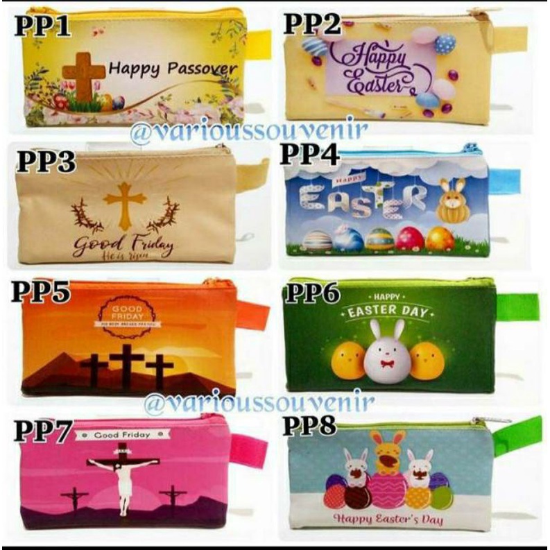 Dompet Panjang Souvenir Paskah Case Tempat Pensil Size 17x9