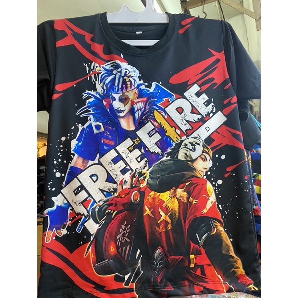 Kaos anak FF Free fire booyah / baju game Termurah