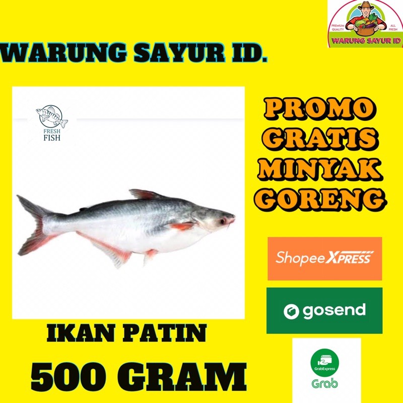 

IKAN PATIN SEGAR 500 GRAM | IKAN SEGAR/BUKAN IKAN FROZEN