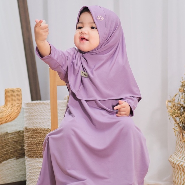 HONEYBLOSSOM gamis anak bayi lucu / gamis bayi perempuan polos nuha