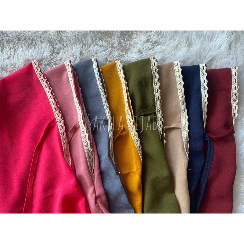 Bergo Maryam Baby Renda 0-2 Tahun Premium Super Adem dan Lembut