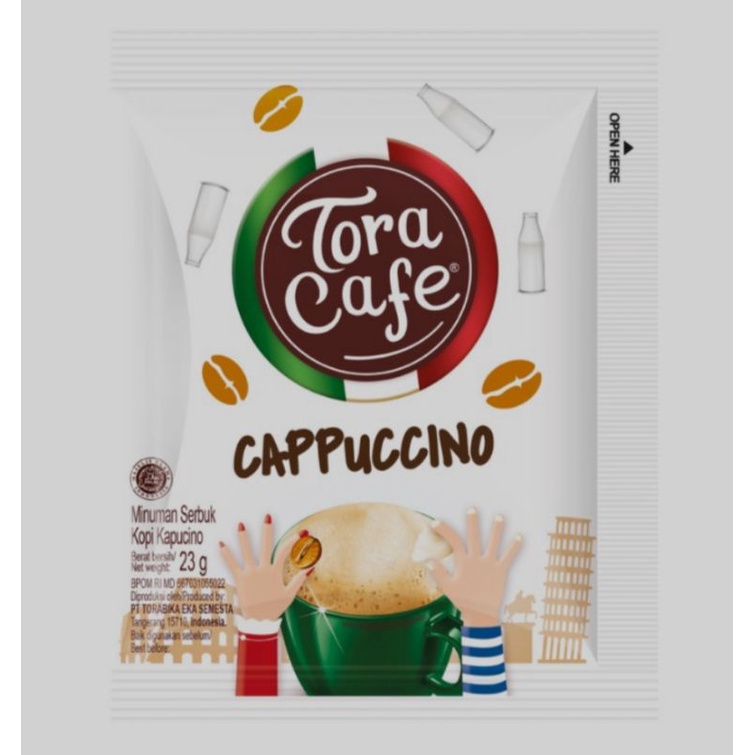 

KOPI BUBUK INSTAN TORA CAFE CAPPUCCINO 23g (10 bungkus/SERENTENG)