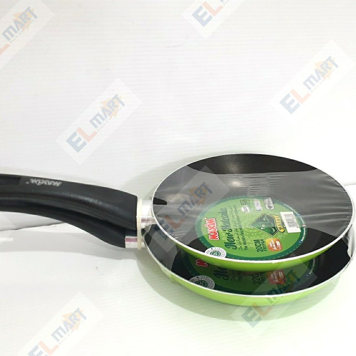 Frypan Set Maxim Halania 2pc 20cm + 22cm Wajan Fry Pan Teflon HL2