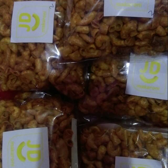 

Makaroni kering goreng asin gurih pedas JD spt ngehe