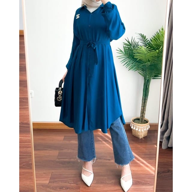 Tunik cheline - Tunik Wanita- Tunik Oversize