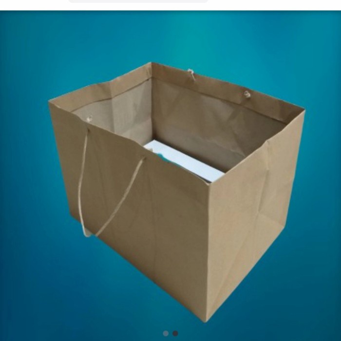 

✨ BISA COD ✨ paper bag untuk dus ukuran 22 x 32cm jual per 12 pcs