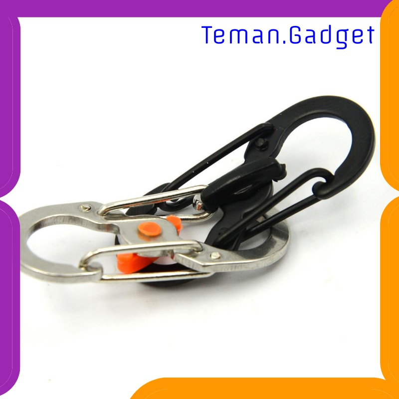 TG-ID016 S-BINER CARABINER PENGAIT METAL SPRING HOOK - S1217