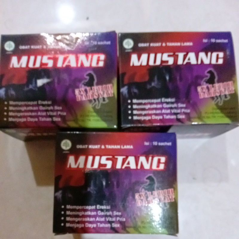 OBAT KUAT MUSTANG ISI 10 SACHET
