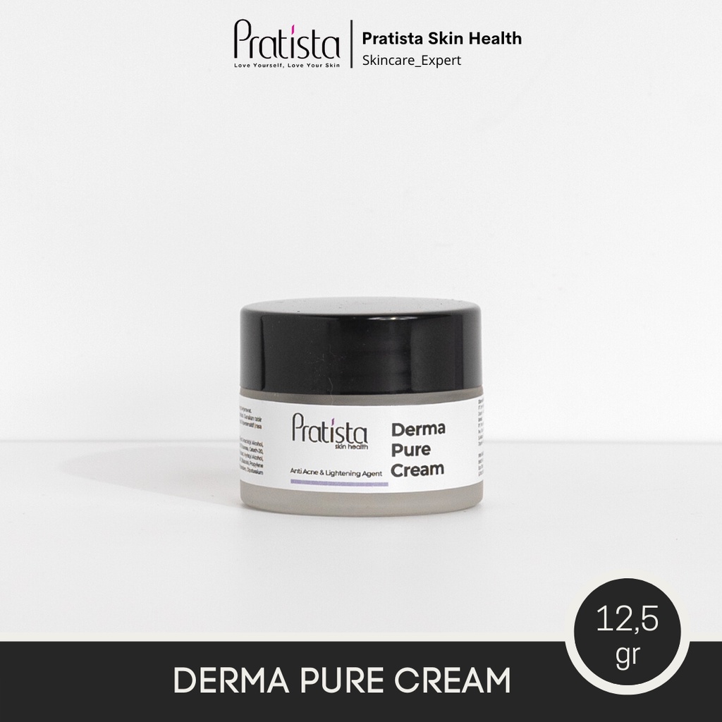 Pratista Derma Pure Cream Malam Untuk Wajah Berjerawat