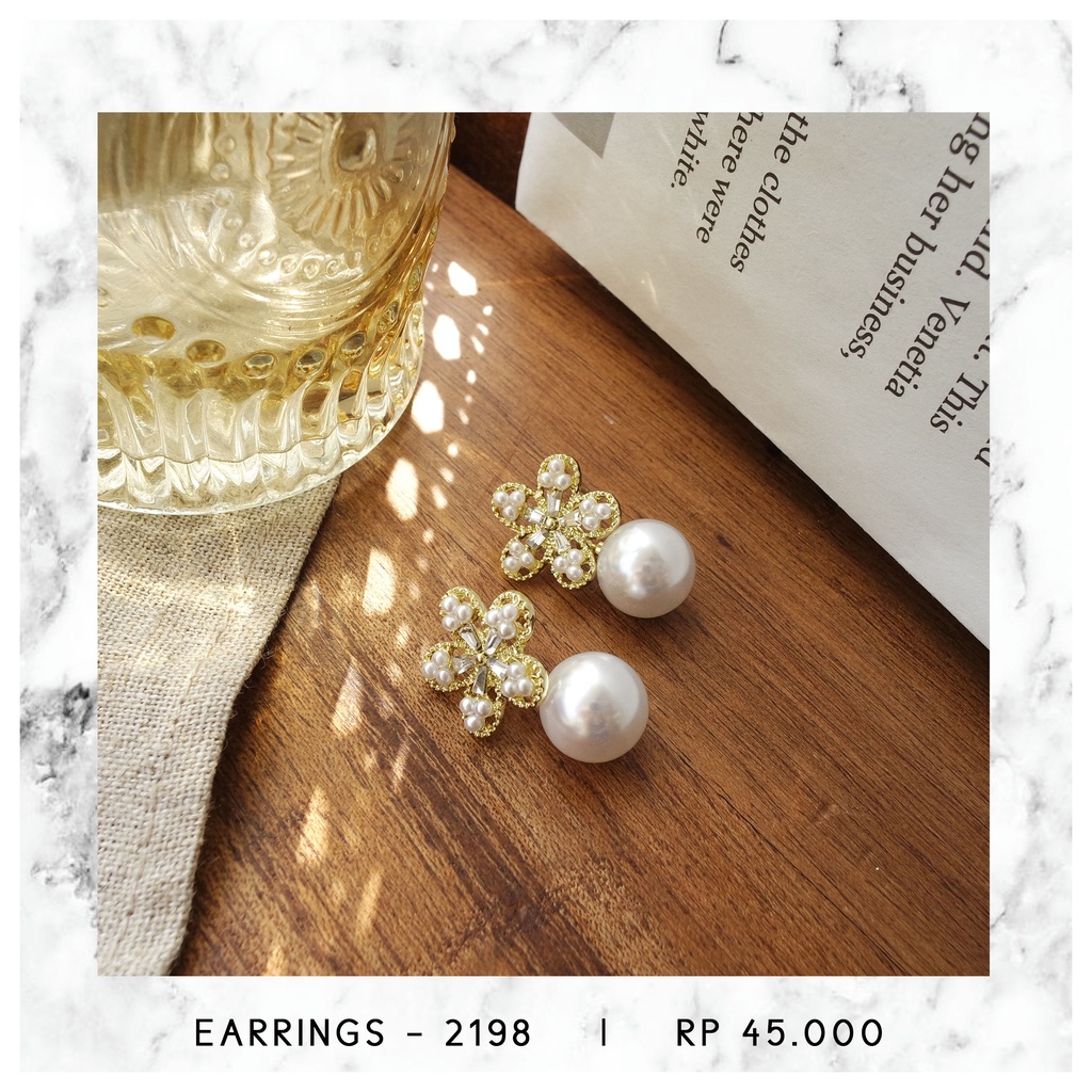 ANTING BUNGA MUTIARA - 2198