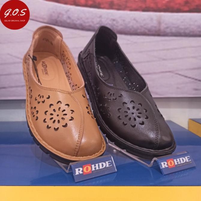 Sepatu Slip On Wanita Rohde Original ROL6525 Genuine Leather