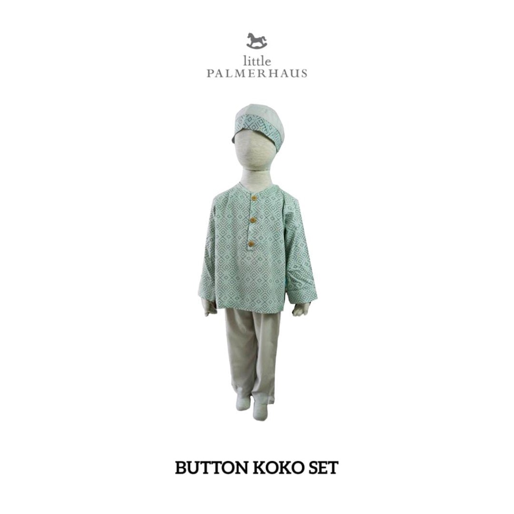 RAYA COLLECTION LITTLE PALMERHAUS BAJU KOKO BUTTON SET / BAJU KOKO