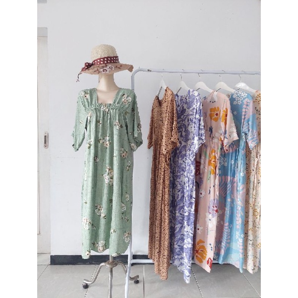 dress zara / daster andin / daster viral / daster ibu hami / daster bumil / daster panjang / daster tangan / daster busui