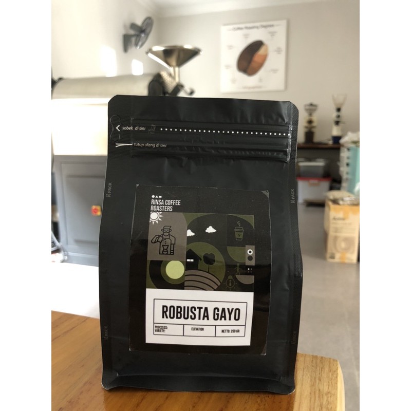 

Kopi Robusta Gayo 200gr Biji/Bubuk