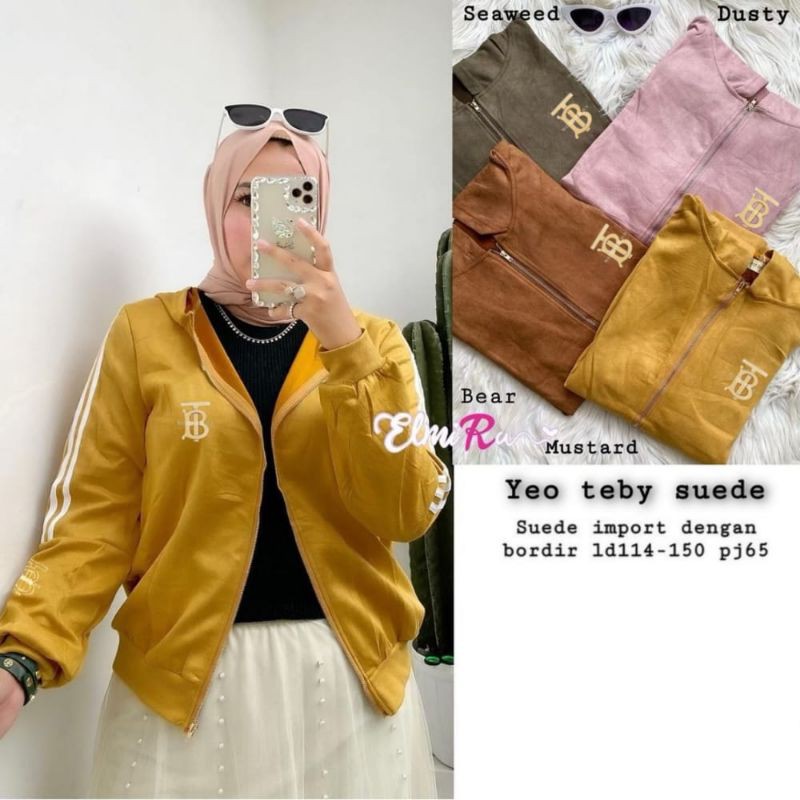 jaket suede/jaket wanita/jaket wanita terbaru