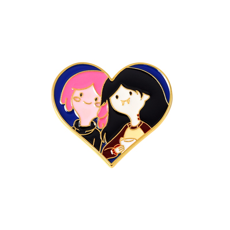 Bros Pin Enamel Desain Kartun Anime Petualangan Untuk Ransel