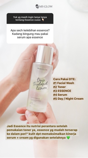 Deep Treatment Essence Skin Barrier Ms Glow Shopee Indonesia