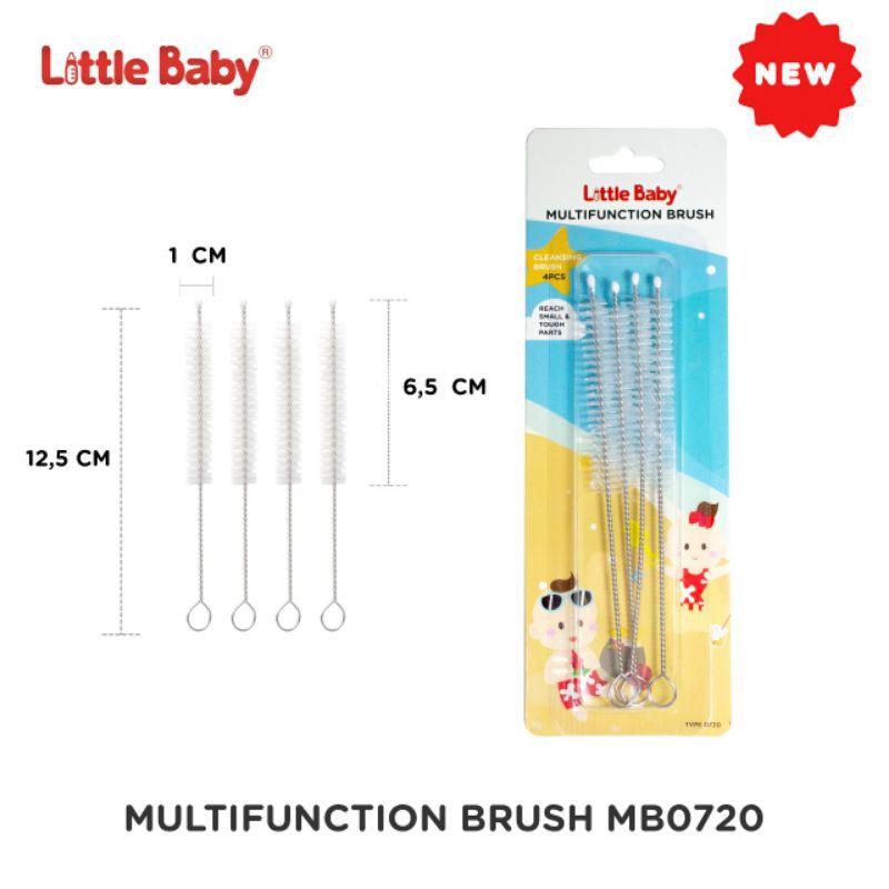 Little Baby Nipple Brush / MULTIFUNCTION BRUSH MB0720 - Sikat dot sikat sedotan bayi