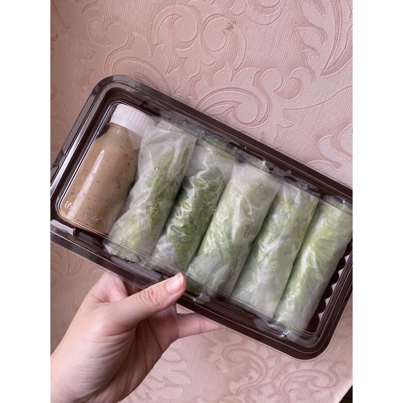 

vietnam salad roll dengan saus wijen