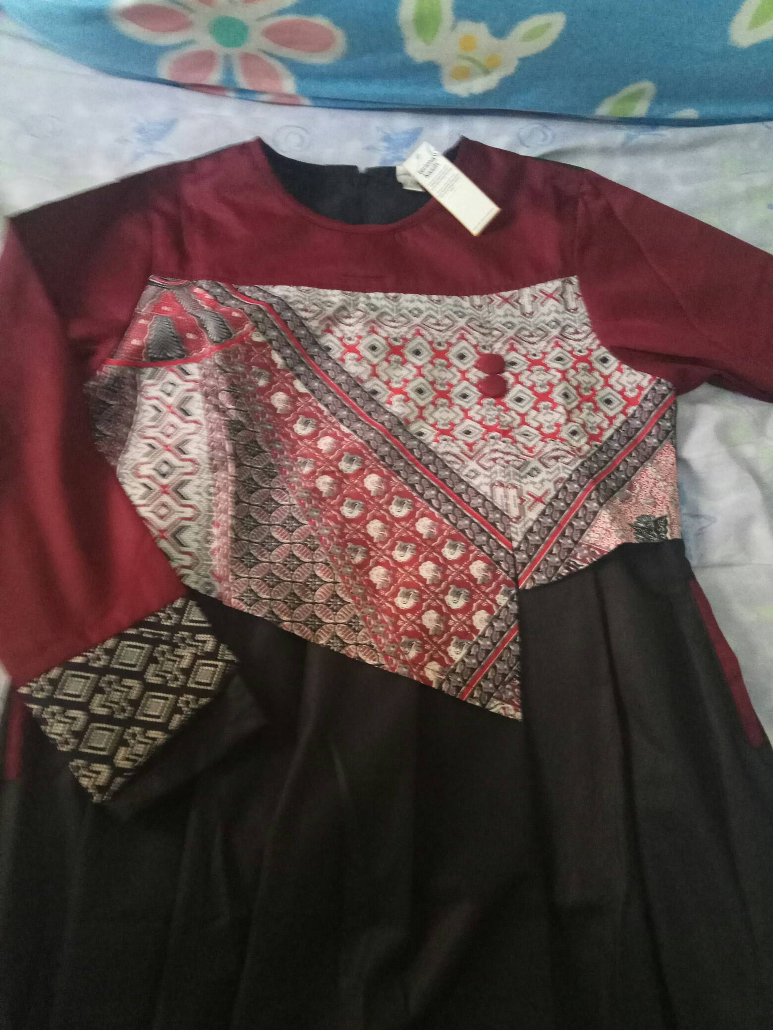 Jehan Dress Gamis Batik, Gamis Kondangan, Gamis Toyobo