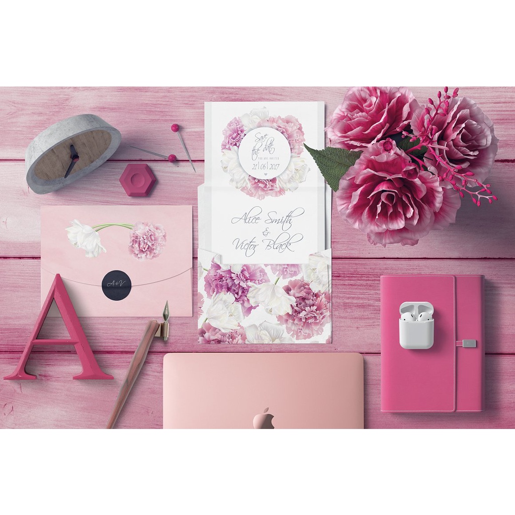 Wedding Invitations Bundle - Photoshop &amp; Illustrator