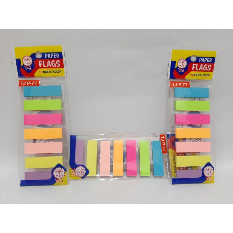 Post It T&amp;J TJ P-77 Kertas Pembatas Buku / Sticky Note Paper Flags