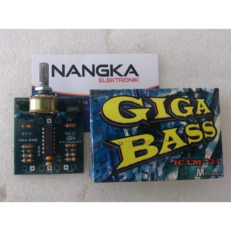 Kit / rangkaian Giga bass IC LM 324