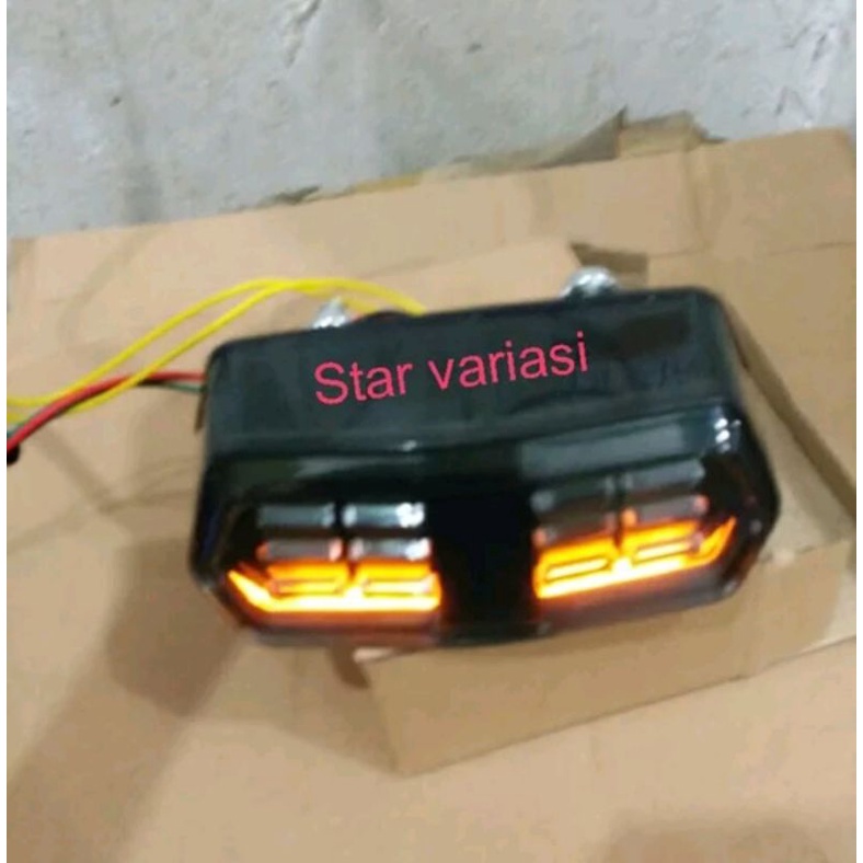 Lampu stop belakang model msx rx king plus sein 3in1 bisa sen running