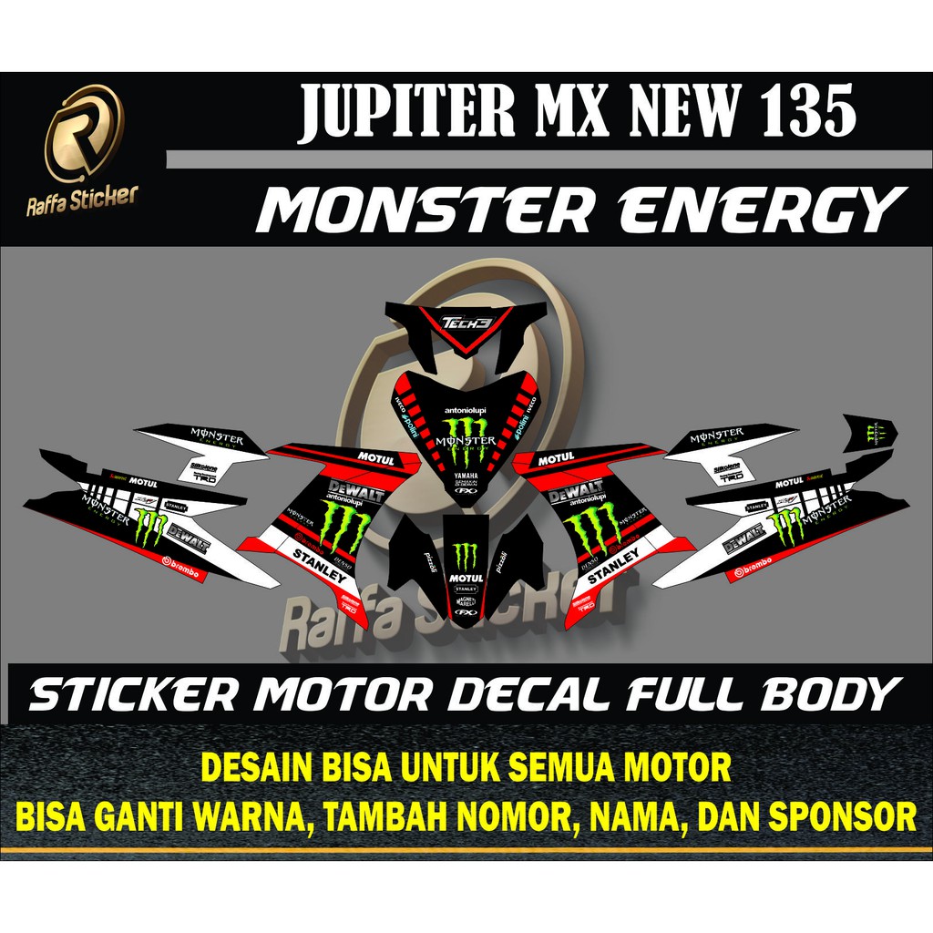 stiker jupiter mx new decal jupiter mx 135 decal jupiter mx new stiker jupiter mx 135 monster energy