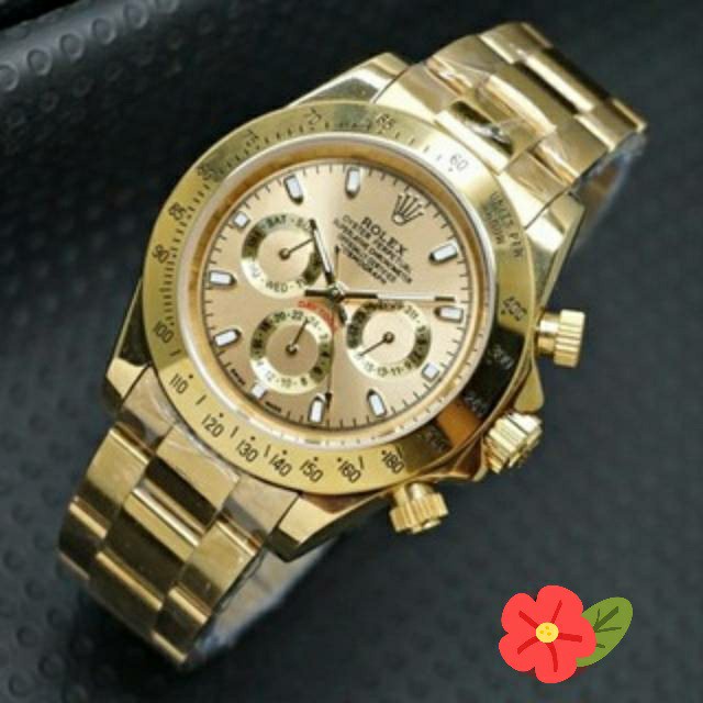 Jam Tangan Pria Rolex Daytona Autometic Jam Super Mewah Dan Elegan - Jam Tangan Rolex Daytona Gold
