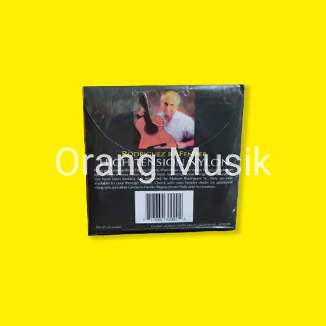 Senar Gitar Nylon Fender MR High Tension Nylon