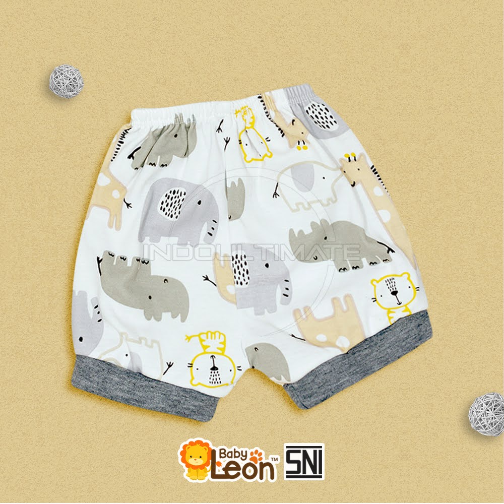 Celana Pendek Bayi Celana Diaper Newborn 1Pcs (0-3 Bulan) ZOO SERIES BABY LEON DS-117 Celana Diaper Bayi Baru Lahir Celana Anak Bayi Celana Pop Bayi Celana Bayi Harian Celana Motif Bayi