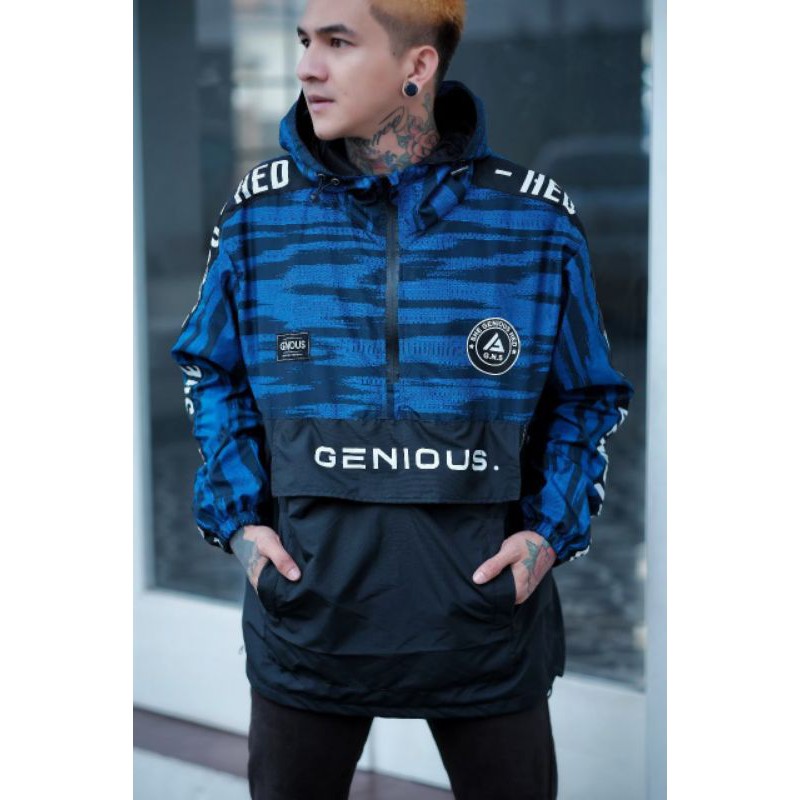 JAKET CAGOULE GENIUS-JAKET PRIA CAGOULE - CAGOULE GENIUS ORIGNAL - JAKET PRIA GENIUS - COD -