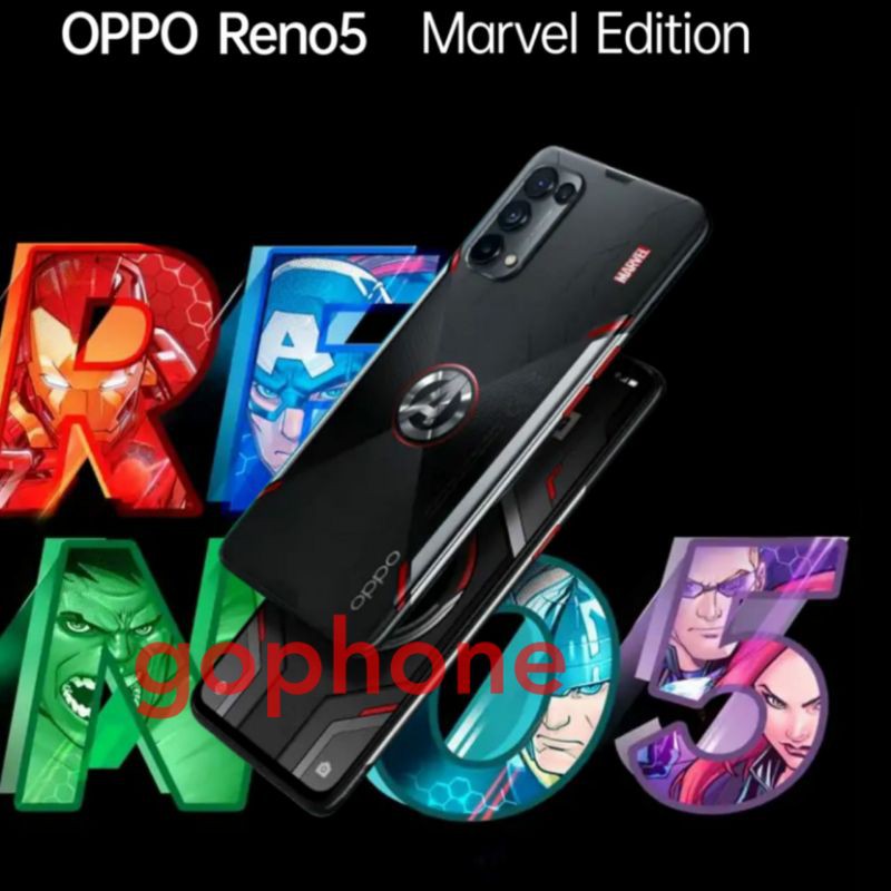 Oppo Reno 5 Avengers Marvel Edition RENO5 NFC Garansi Resmi Indonesia