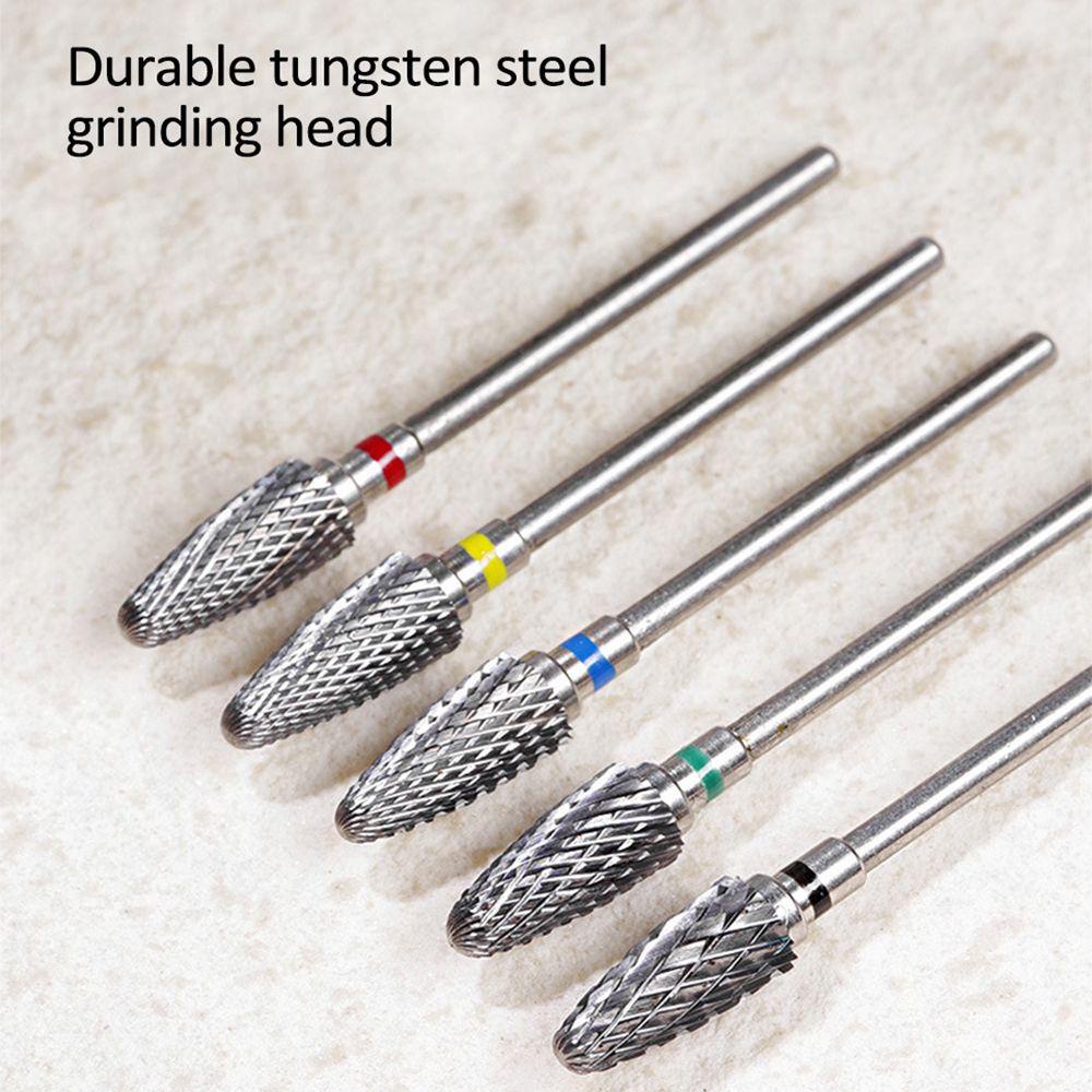 MXBEAUTY Nail Art Tungsten Grinding Head Portable Profesional Mata Bor Kuku Salon Kuku Aksesoris Kuku Alat Pengelupasan