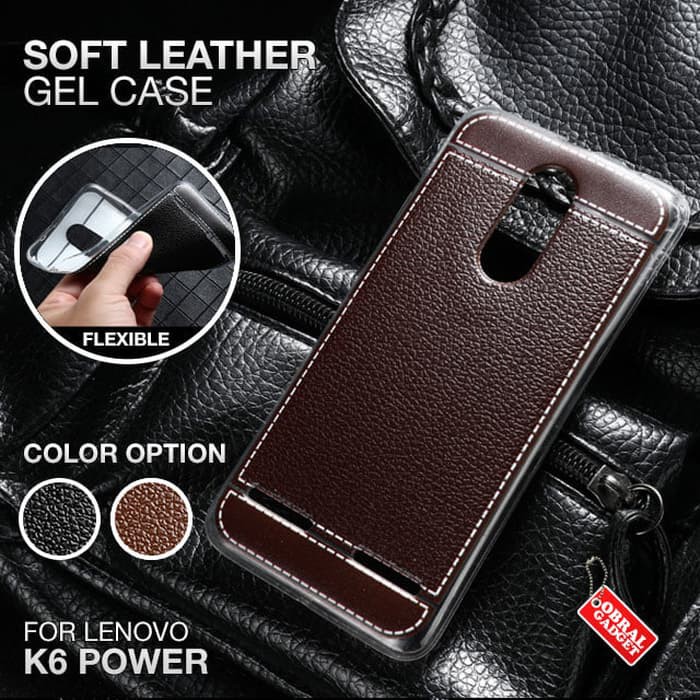Soft Leather Gel Case Lenovo K6 Power Softcase Silikon Silicon Casing