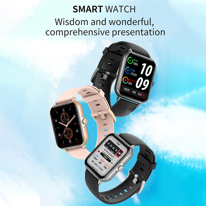 ORI L21 Smart Watch 1.69 inches Square Screen Bluetooth Call IP67 Waterproof Long Standby Watches Heart Rate Monitor Fitness Tracker Smartwatch