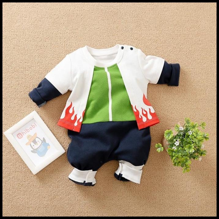 Jumper Bayi Motif Hokage Naruto 1-2 Tahun Baju Bayi Import Premium