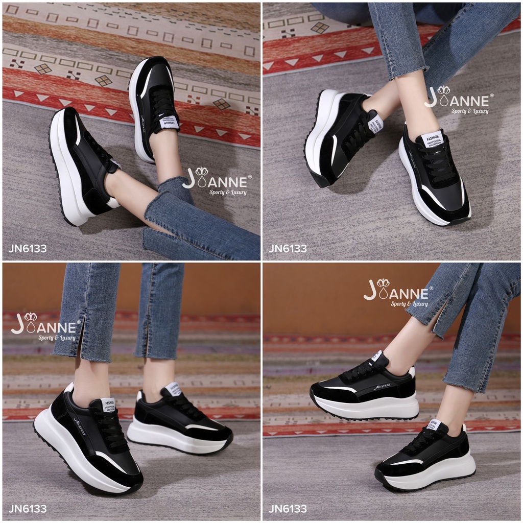 JOANNE Highsole Sporty Sneakers Shoes #JN6133 ORIGINAL