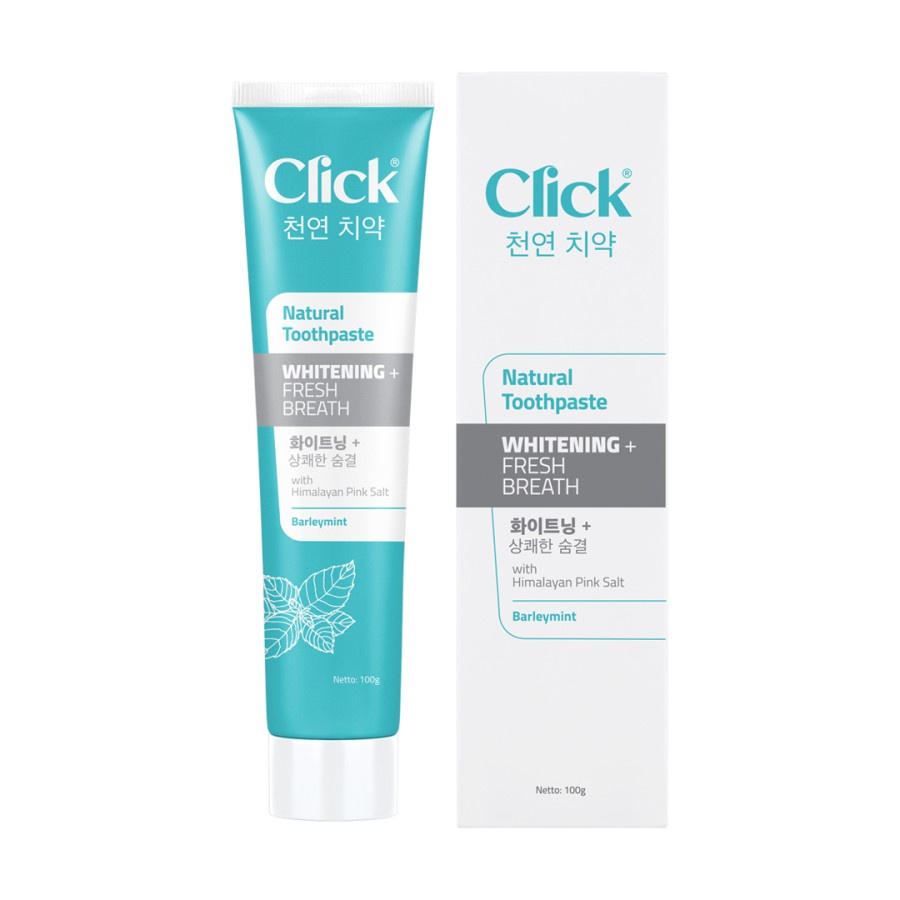 Click Natural Toothpaste Whitening + Fresh Breath