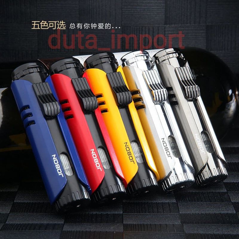 Korek api Jobon single jet flame/korek api gas isi ulang/Jobon Lighter original import