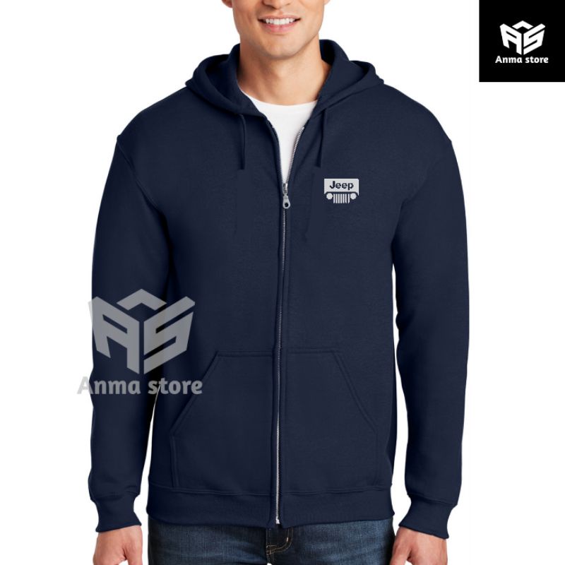 Hoodie Zipper Sweater Jeep