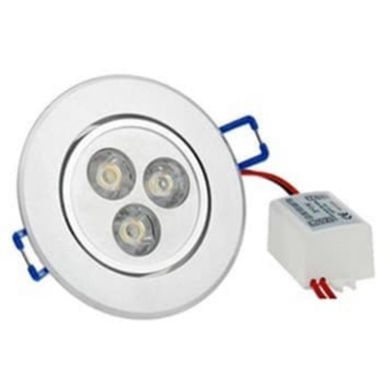 Lampu LED Downlight 3 Mata 3 Watt Kent Lite