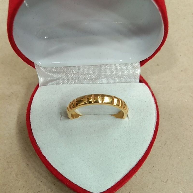 cincin bambu 2 gram emas muda