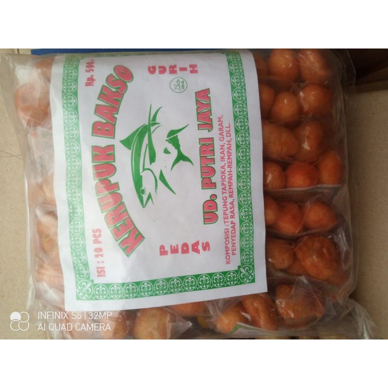 

kerupuk bakso pedas