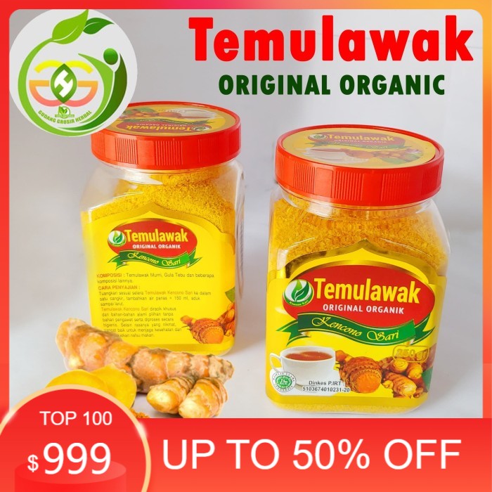 

Temulawak Organik Kencono Sari 250 gram Asli 100% Original Meningkatkan Napsu Makan