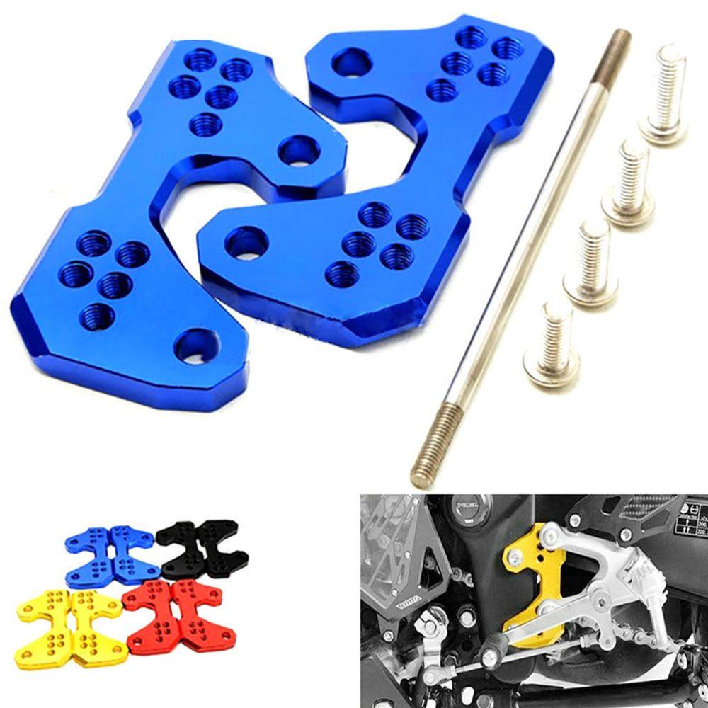 Populer Base Foot Pegs Rear Adjustable Pedal Code Aksesoris Motor Pengangkat Kaki Untuk YAMAHA YZF R3 R25